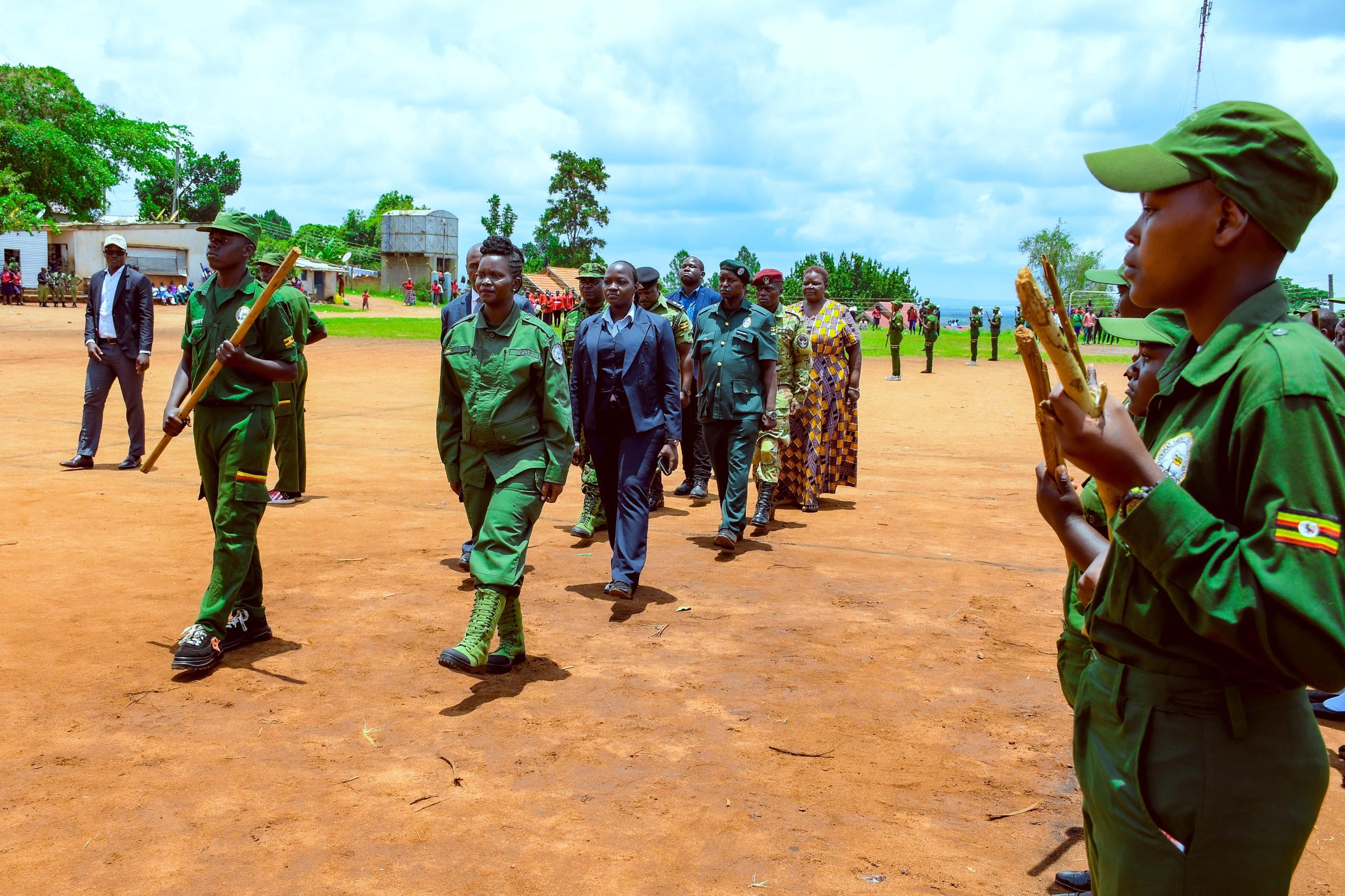 Hellen Sseku encouraged students to embrace patriotism and emphasizing that it will guide them in living meaningful lives in Uganda.